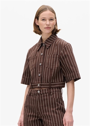 Majsa jakke Creme Brown Pinstripe Baum Und Pferdgarten 